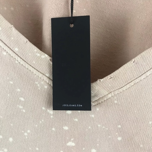 Joe’s Jeans Cropped Top Bell Sleeves Light Wash XL - Picture 6 of 8